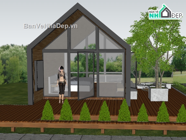 File sketchup homestay,homestay,File home stay sketchup,sketchup homestay