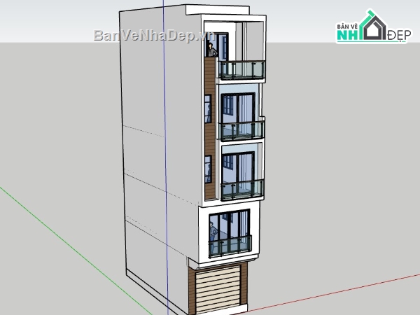 Model sketchup nhà phố,nhà phố sketchup,su nhà phố,sketchup nhà phố,nhà phố 5 tầng