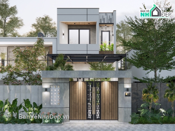 su nhà phố,sketchup nhà phố,nhà phố 2 tầng