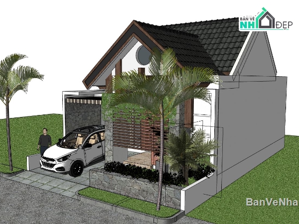 mẫu nhà cấp 4 đơn giản,nhà cấp 4 đơn giản,nhà cấp 4 hiện đại