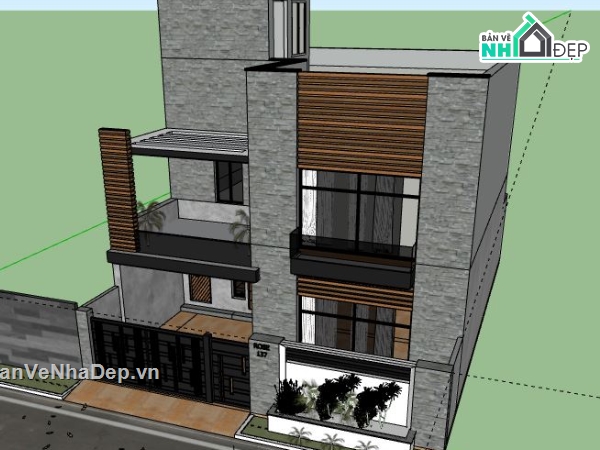 Biệt thự 2 tầng,model su biệt thự 2 tầng,biệt thự 2 tầng file su,file sketchup biệt thự 2 tầng,biệt thự 2 tầng sketchup