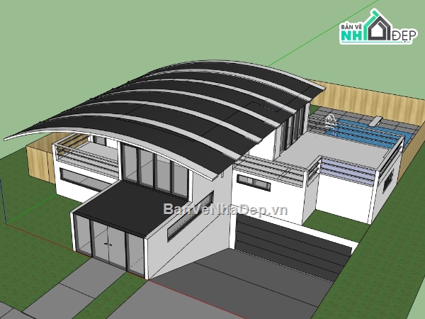 model su biệt thự,file su biệt thự,su biệt thự