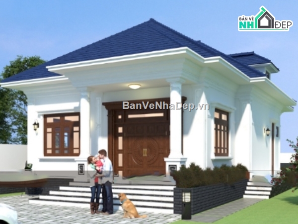 biệt thự 1 tầng,cad biệt thự 1 tầng,file cad biệt thự 1 tầng,biệt thự 1 tầng file cad
