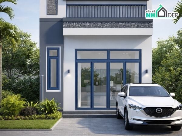 nhà cấp 4 kích thước 5 x 17m,Nhà cấp 4,Nhà 1 tầng