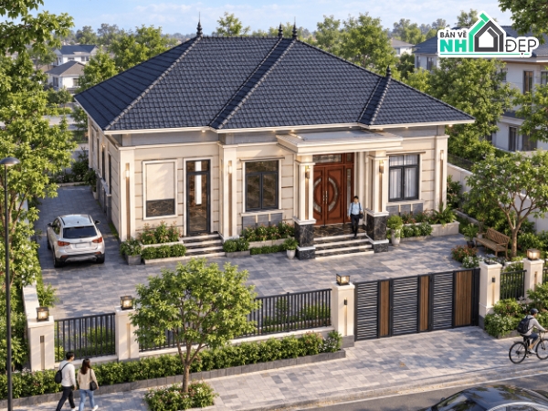 Nhà cấp 4,nhà cấp 4 mái thái,nhà mái thái 1 tầng,nhà mái thái cấp 4,nhà 1 tầng