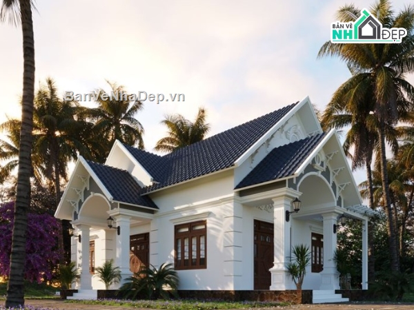 sketchup nhà 1 tầng,nhà đẹp 1 tầng,nhà 1 tầng đẹp