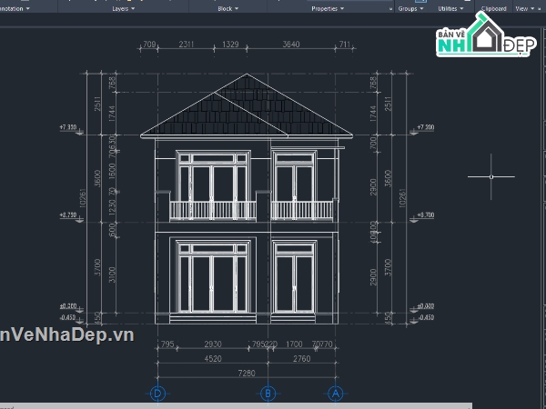 nhà 2 tầng đẹp,nhà mái nhật 2 tầng,kiến trúc nhà 2 tầng