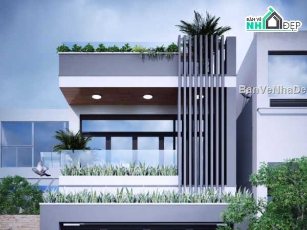 file 3dmax nhà phố,nhà phố 3 tầng,3dmax nhà phố