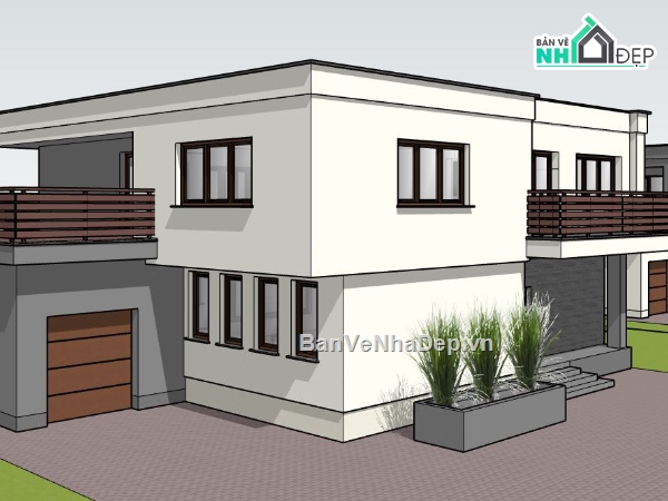 mẫu nhà đẹp,mẫu nhà 2 tầng,mẫu nhà phố 2 tầng