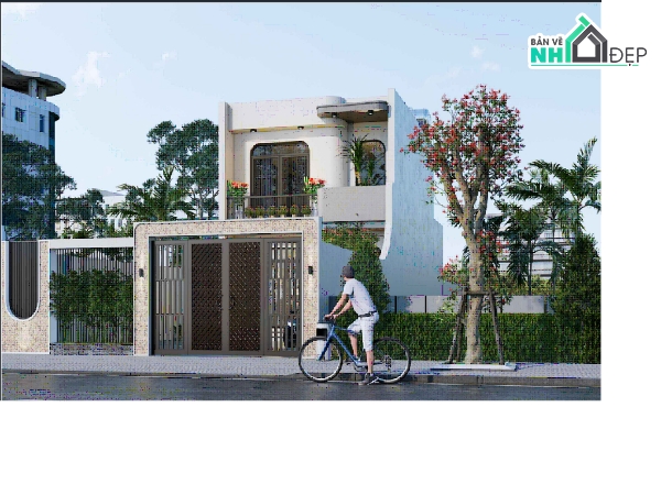 Nhà phố 2 tầng hiện đại,Nhà phố,bản vẽ nhà phố,kiến trúc nhà phố đẹp