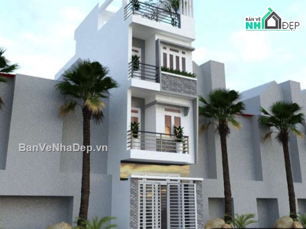 Nhà phố 4x14m,nhà phố 3 tầng,nhà phố 3 tầng hiện đại