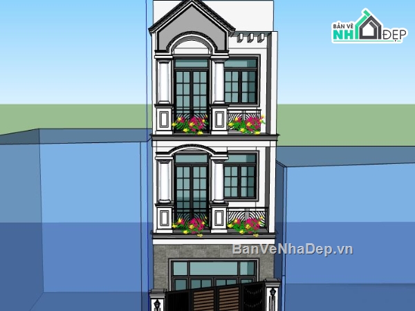 mẫu nhà phố 3 tầng,su nhà phố 3 tầng,file su nhà phố 3 tầng