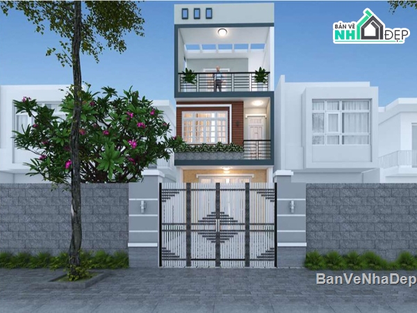 nhà 3 tầng,nhà phố 3 tầng,nhà phố 3 tầng đẹp