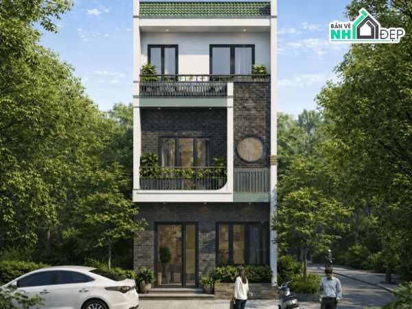 Nhà phố 3 tầng,Nhà phố 5mx18m,nhà phố 5m