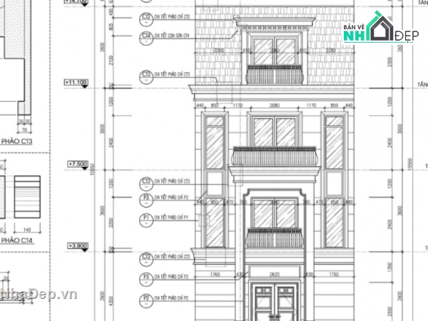 nhà phố 4 tầng,kiến trúc 4 tầng,cad nhà phố 4 tầng,nhà phố 4 tầng cad