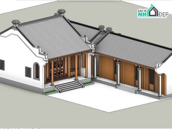 Nhà thờ đình chùa miếu Revit,chùa miếu Revit,Nhà thờ đình chùa