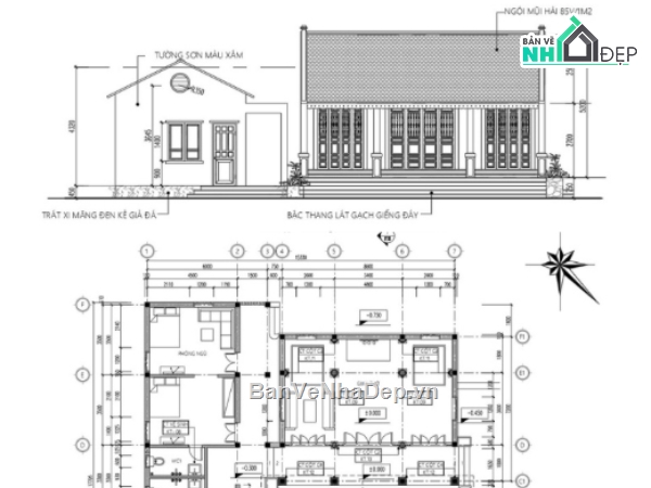 Nhà thờ họ,cad nhà thờ họ,file cad nhà thờ họ,nhà thờ họ file cad