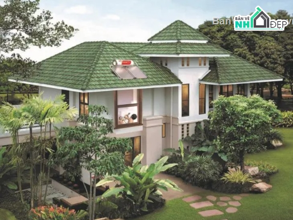 mẫu nhà vườn,nhà vườn lắp ghép,nhà 6 x 10m