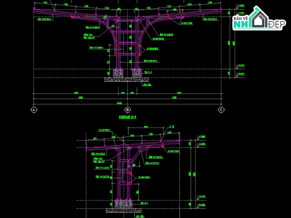 Khung thép,file cad khung thép,file cad nhà xe khung thép,bản vẽ khung thép,khung thép file cad
