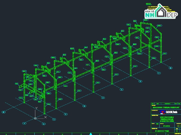 tekla,nhà xưởng,kết cấu nhà xưởng
