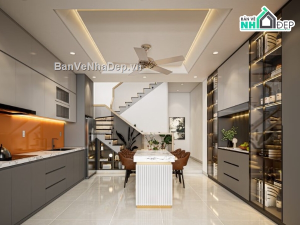 sketchup nội thất,nội thất nhà hiện đại,sketchup nội thất hiện đại