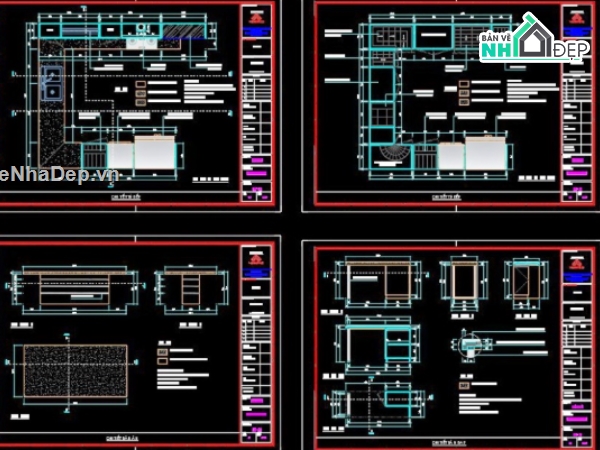 Nội thất,cad nội thất biệt thự,nội thất biệt thự cad