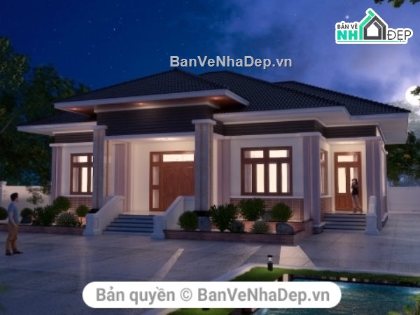 Su biệt thự nhà vườn,file Sketchup Biệt thự,biệt thự nhà vườn,Biệt thự,phối cảnh biệt thự nhà vườn