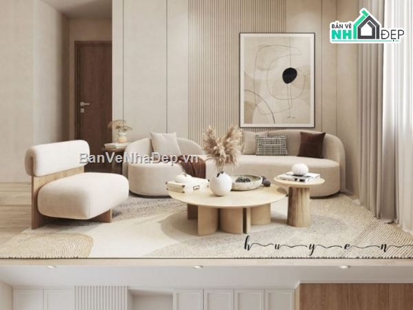 file sketchup,nội thất chung cư,sketchup nội thất