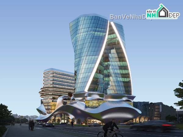 ĐỒ ÁN TỔNG HỢP,PHỨC HỢP TRUNG TÂM THƯƠNG MẠI + CĂN HỘ + VĂN PHÒNG,ĐỒ ÁN,ĐỒ ÁN KIẾN TRÚC,RENDER D5,FILE THIẾT KẾ REVIT