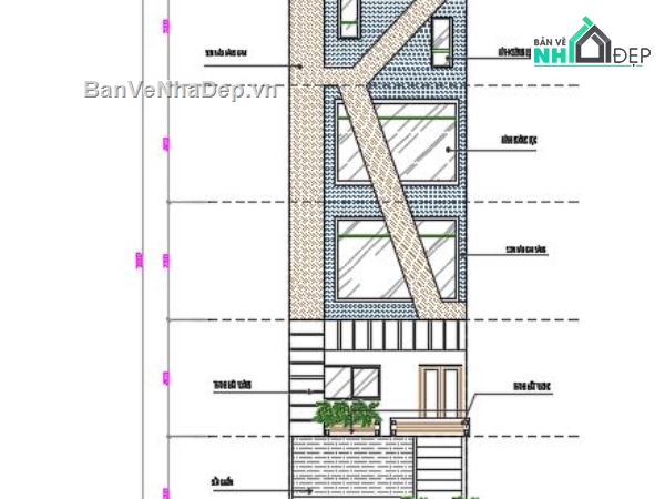 Quán karaoke,quán karaoke 5 tầng,karaoke 5 tầng,bản vẽ quán karaoke