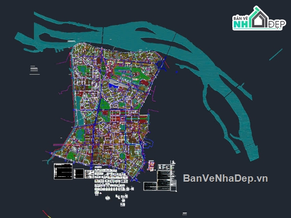 Quy hoạch phân khu Hà Nội,phân khu H2-1,file cad quy hoạch phân khu Hà Nội,bản vẽ quy hoạch hà nội