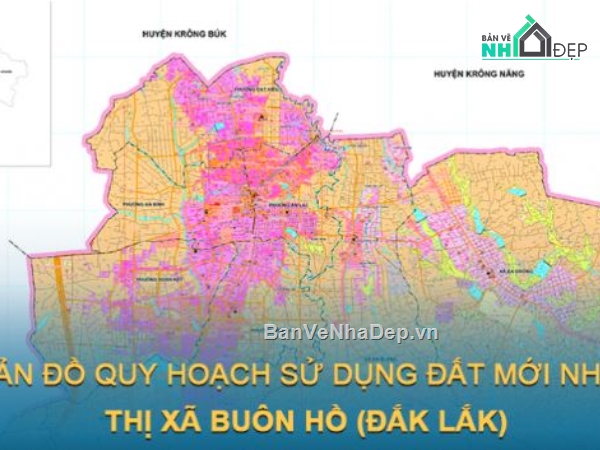Quy hoạch sử dụng đất 2030,Quy hoạch sử dụng đất đến năm 2030,sử dụng đất Buôn Hồ tỉnh ĐẮK NÔNG