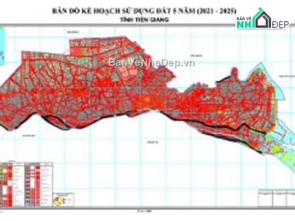 sử dụng đất,sử dụng đất chợ gạo tiền giang,File cad quy hoạch sử dụng đất