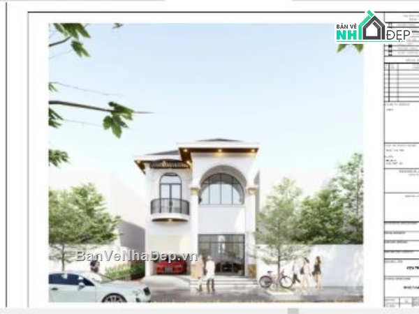 nhà phố 2 tầng,revit nhà phố 2 tầng,file revit nhà phố 2 tầng