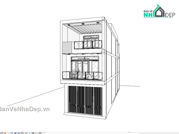 Mẫu nhà phố 3 tầng,revit nhà phố 3 tầng,file revit nhà phố 3 tầng,model revit nhà phố 3 tầng,bản vẽ revit nhà phố 3 tầng