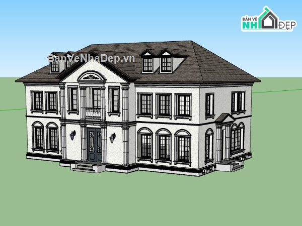 biệt thự 2 tầng đẹp,biệt thự đẹp 2 tầng,biệt thự 2 tầng