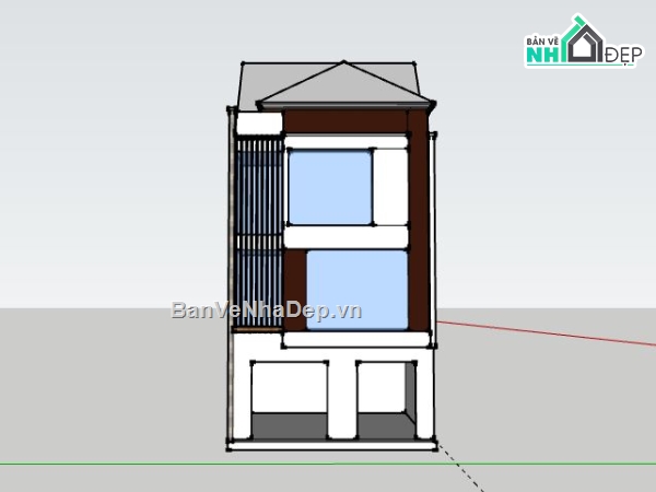 Nhà phố 3 tầng,Nhà phố,file su nhà phố 3 tầng