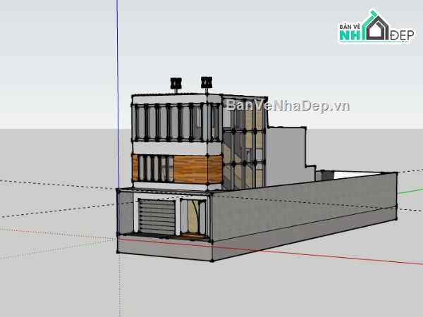 Nhà phố 2 tầng,Nhà 2 tầng đẹp,model su nhà phố 2 tầng