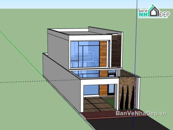 Nhà phố 2 tầng,Nhà 2 tầng đẹp,file su nhà phố 2 tầng