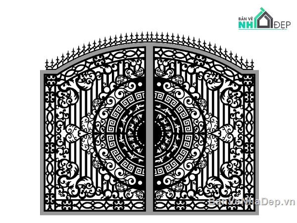 file cnc cổng 2 cánh,file cnc trống đồng,trống đồng,file cổng cnc