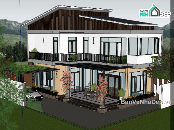 biệt thự đẹp 2 tầng,biệt thự 2 tầng,biệt thự đẹp