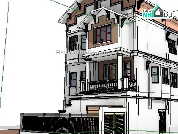 biệt thự 4 tầng,revit biệt thự 4 tầng,file revit biệt thự 4 tầng,biệt thự 4 tầng file revit