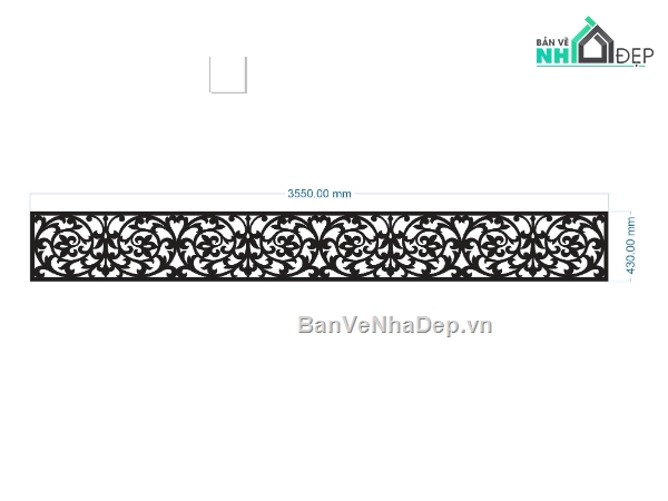 lan can cắt cnc,lan can cnc,lan can đẹp,Mẫu lan can cắt CNC đẹp