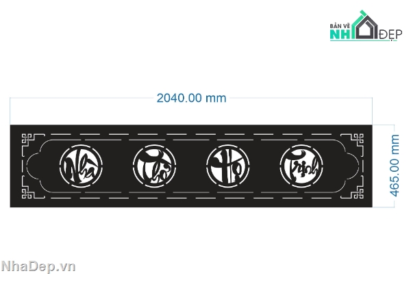 file chữ nhà thờ họ,mẫu chữ nhà thờ họ,cnc chữ thọ