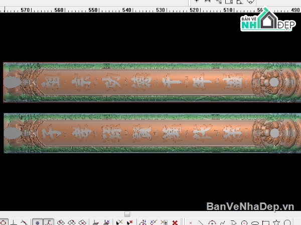 Mẫu cnc câu đối,câu đối lòng máng cnc,jdpaint câu đối lòng máng cnc