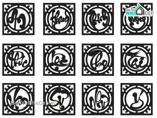 chữ an khang thịnh vượng,chữ phúc thọ,chữ phúc lộc,phúc lộc thọ