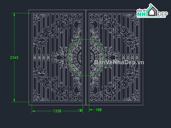 cổng 2 cánh cnc,file cnc cổng 2 cánh,mẫu cnc cổng 2 cánh