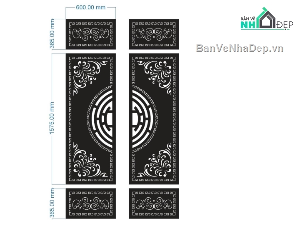 hoa văn cổng,file cnc cổng 2 cánh,cnc cổng 2 cánh,mẫu cổng 2 cánh
