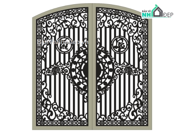 cn cổng 2 cánh,cổng 2 cánh cnc,file cnc cổng 2 cánh,mẫu cổng 2 cánh