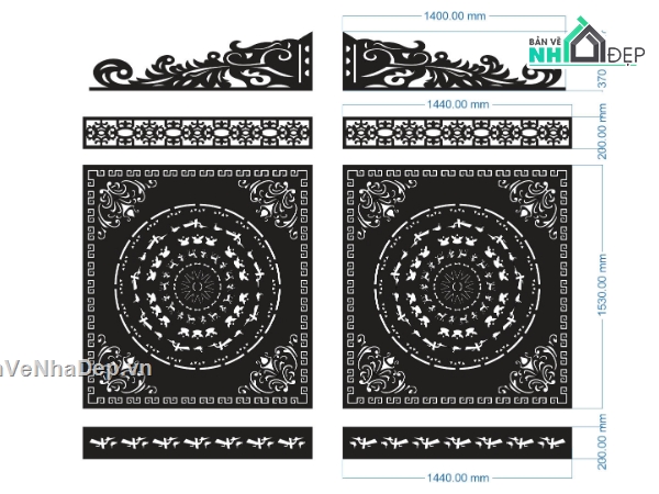 cổng đẹp trống đồng,file cnc trống đồng,mẫu cnc trống đồng